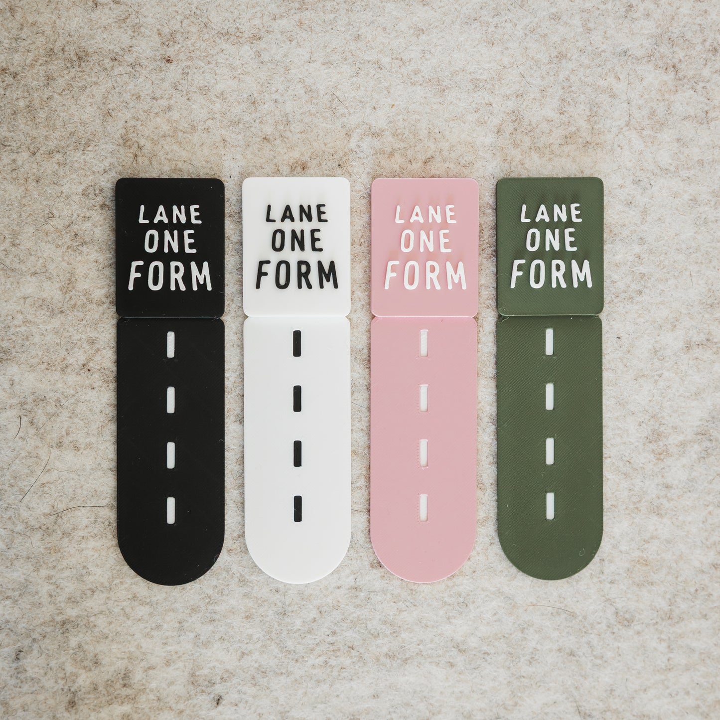 Lane One Form Bookmarks