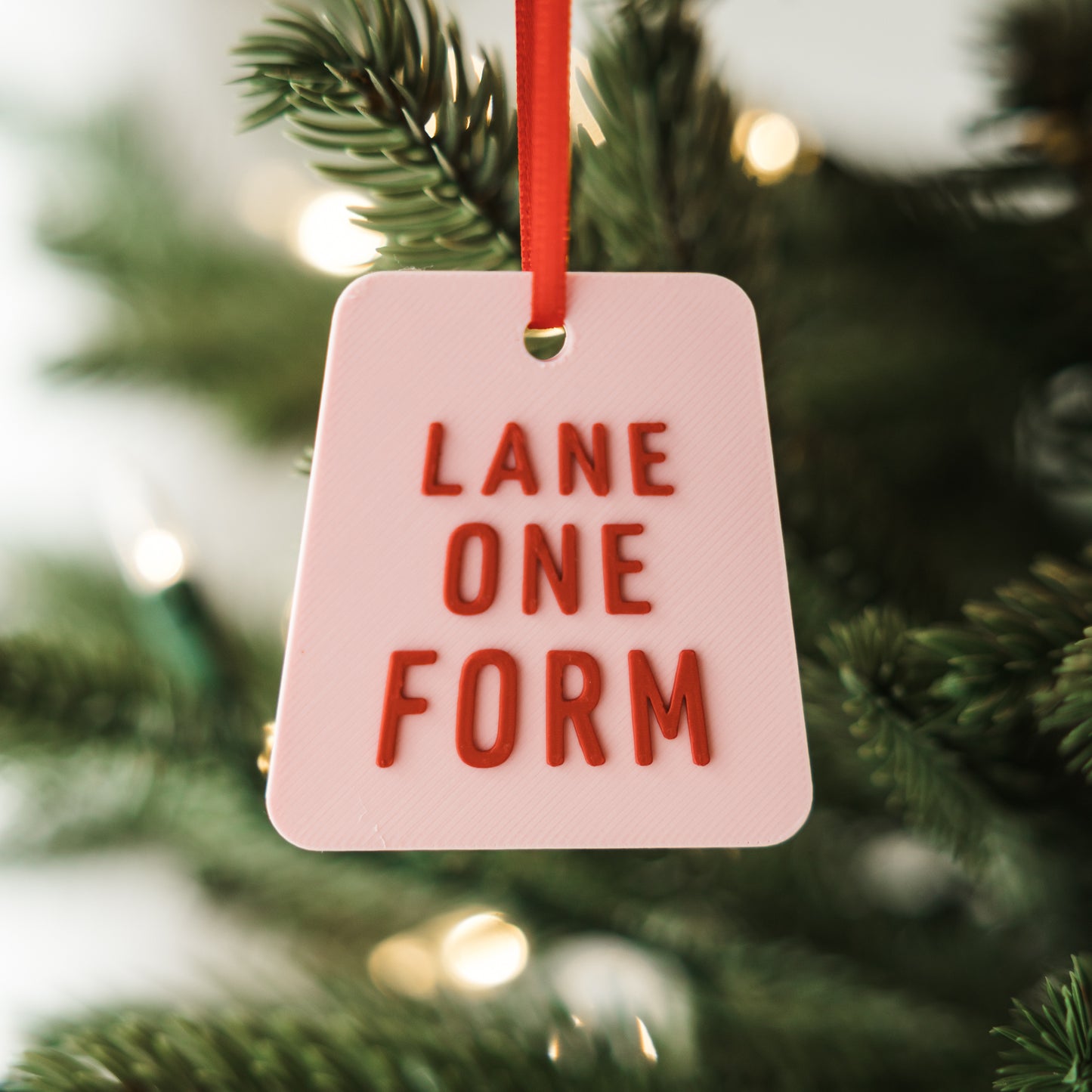 Lane One Form Holiday Ornament
