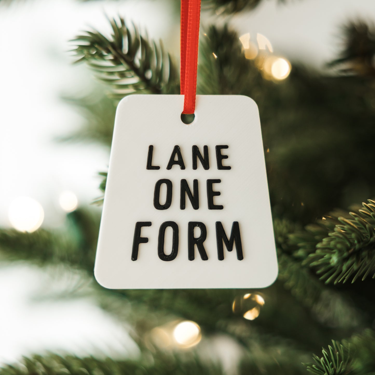 Lane One Form Holiday Ornament