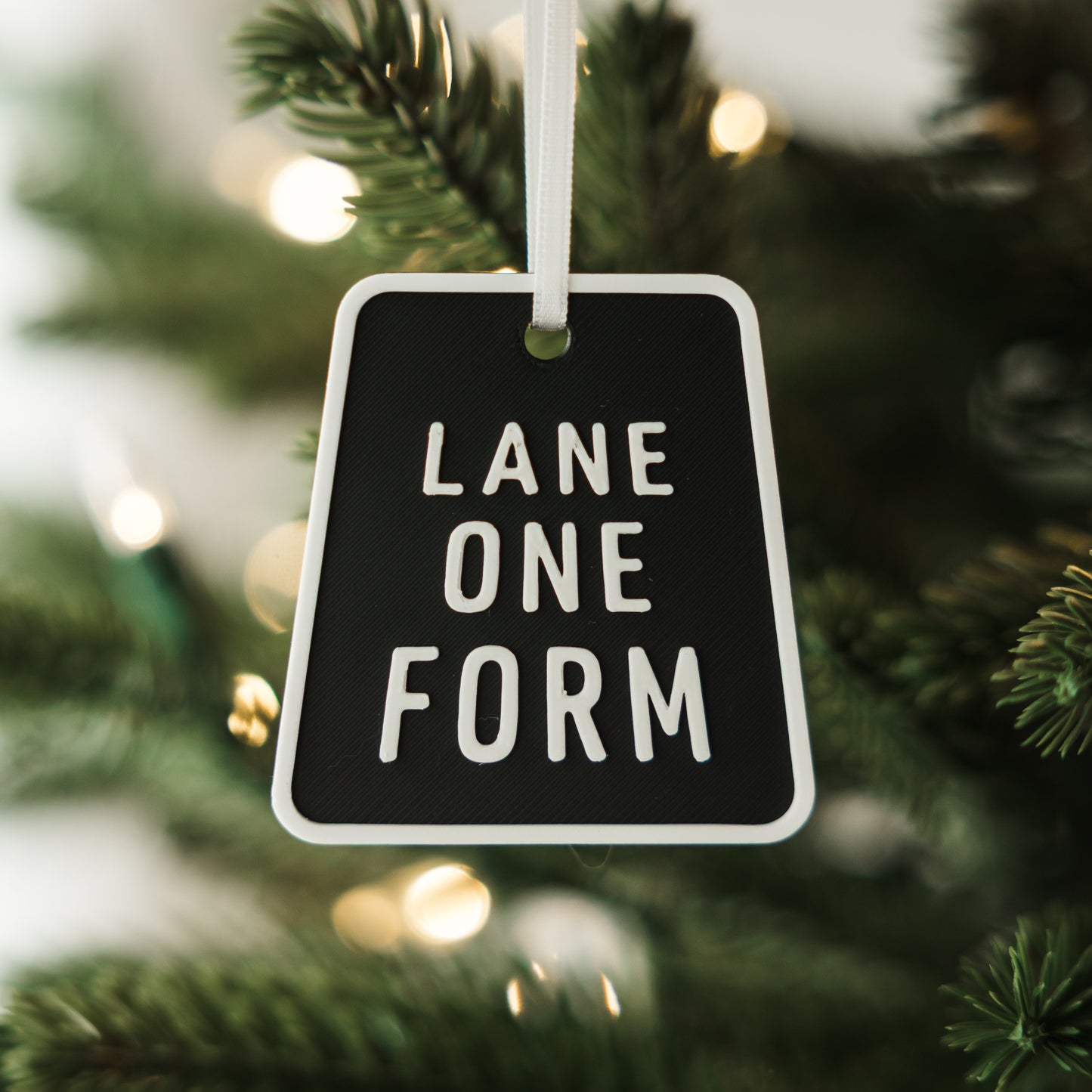 Lane One Form Holiday Ornament
