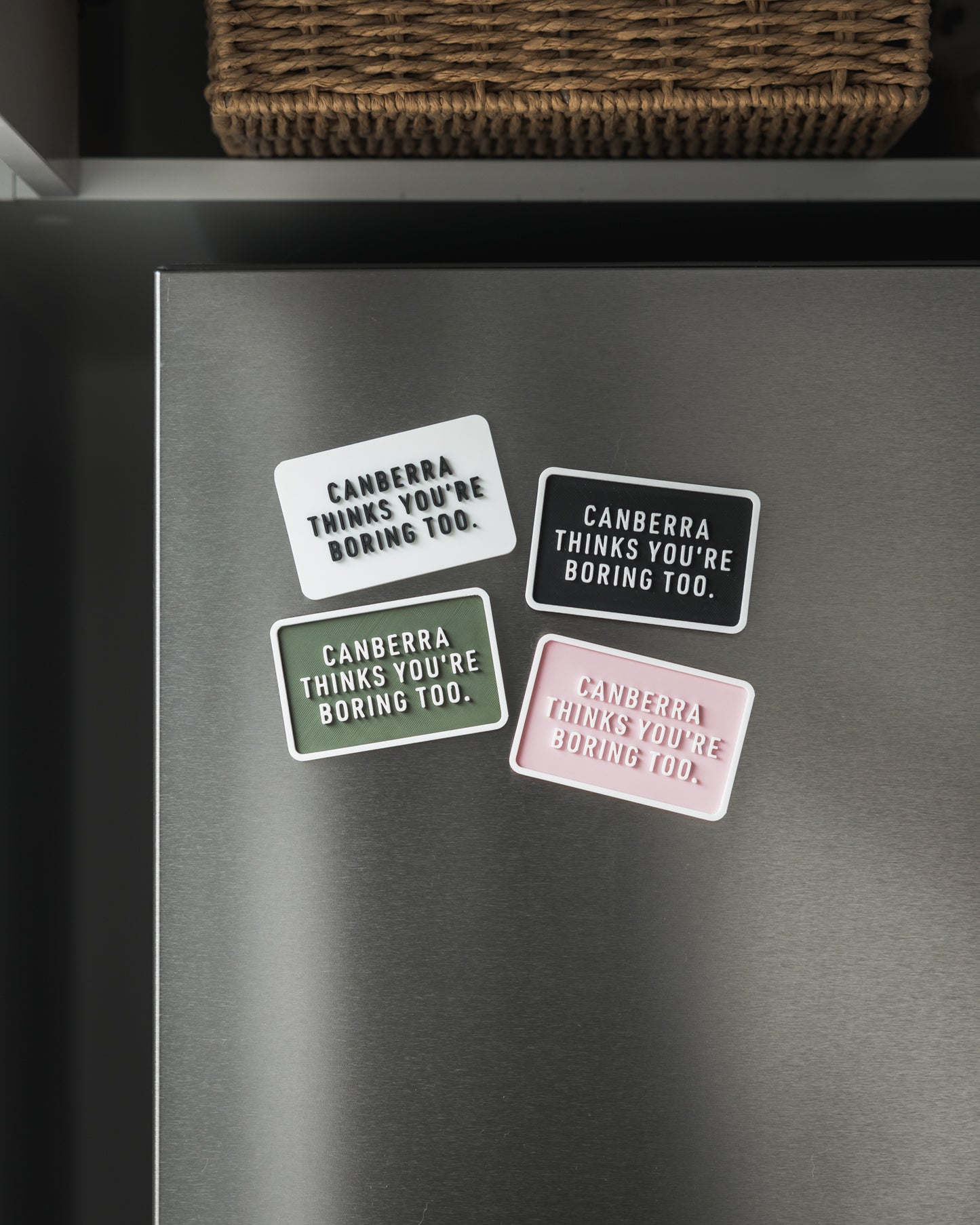 Canberra Thinks You're Boring Too Magnets