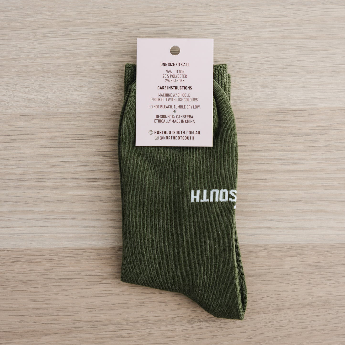 Canberra Thinks You're Boring Too Socks