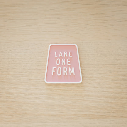 Lane One Form Magnet
