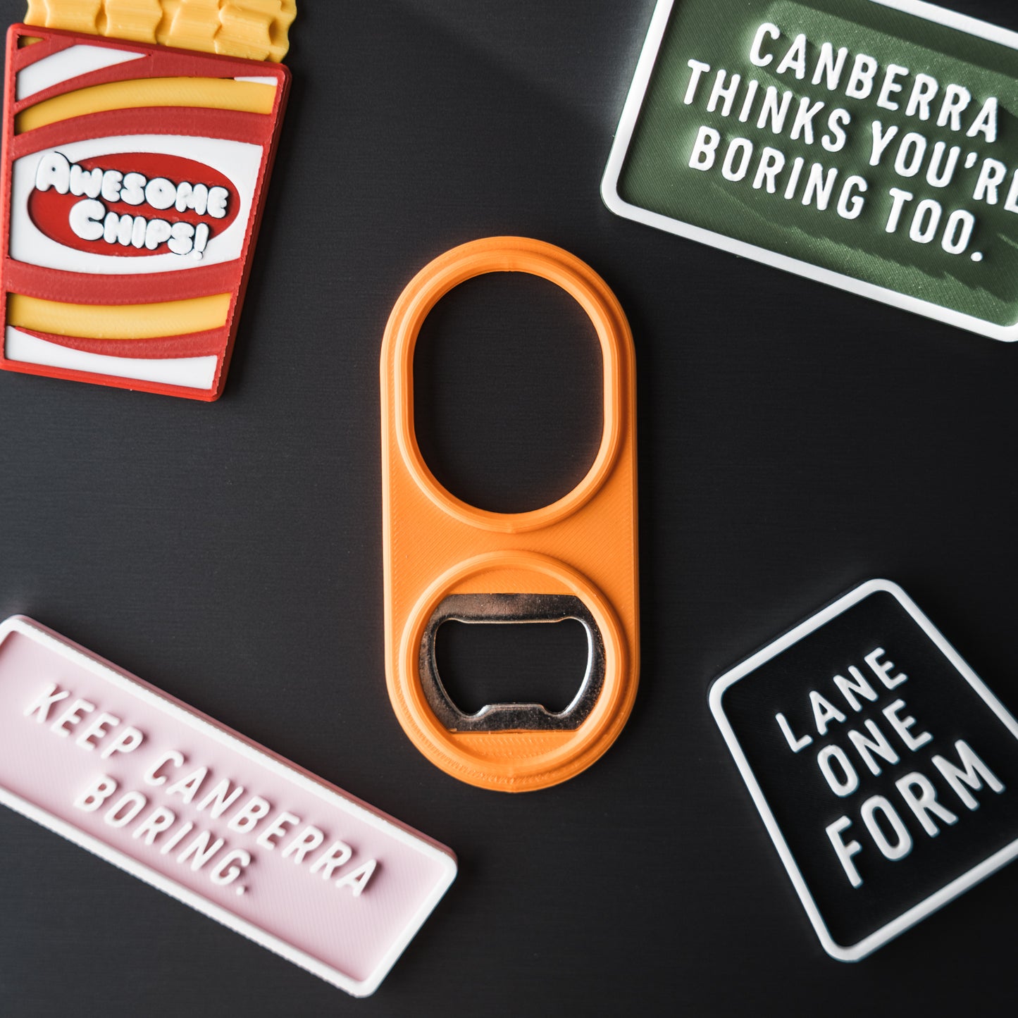 Canberra Bus Shelter Magnetic Bottle Opener