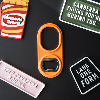 Canberra Bus Shelter Magnetic Bottle Opener