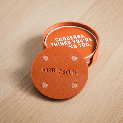 Canberra Thinks You're Boring Too Coaster Set