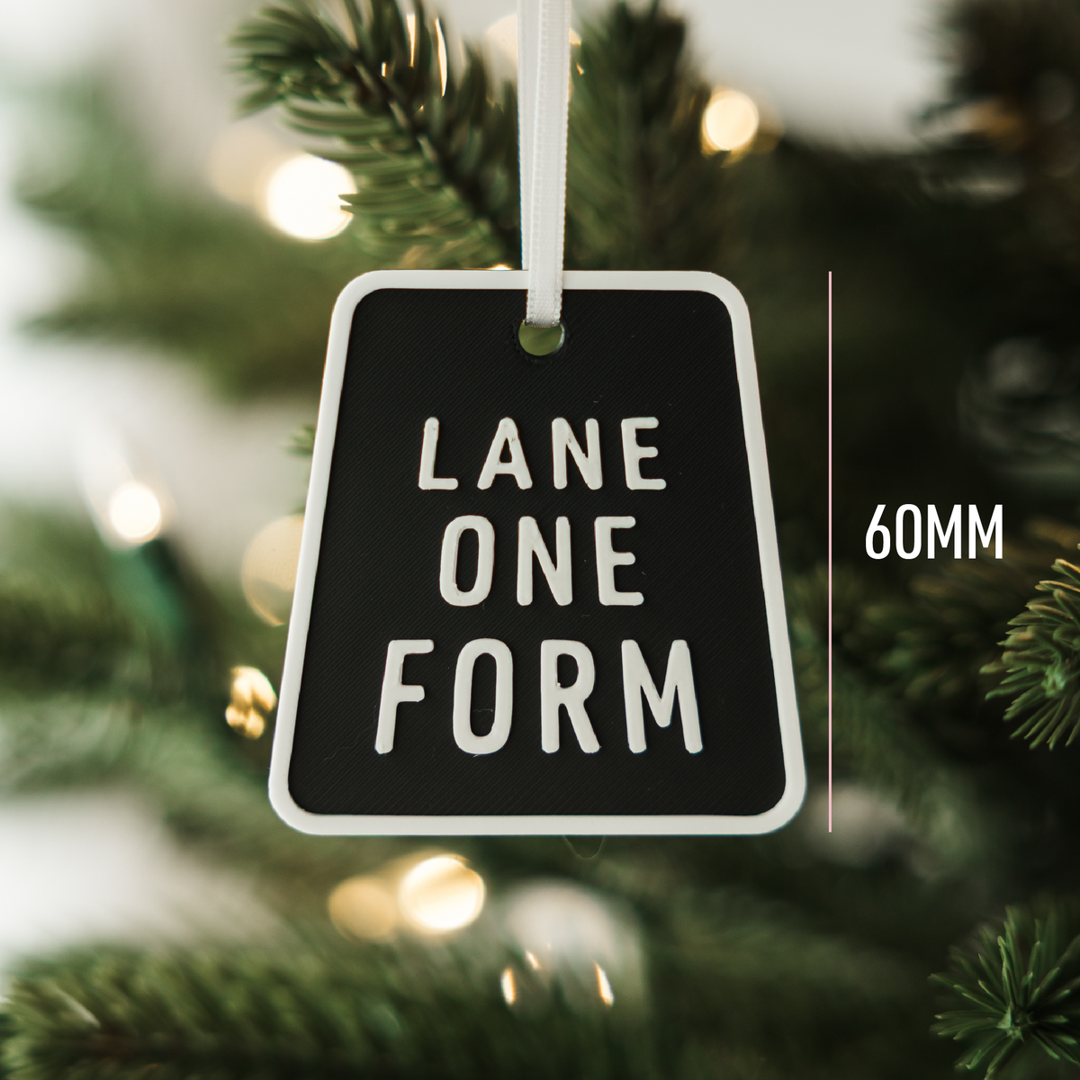 Lane One Form Holiday Ornament