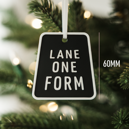 Lane One Form Holiday Ornament