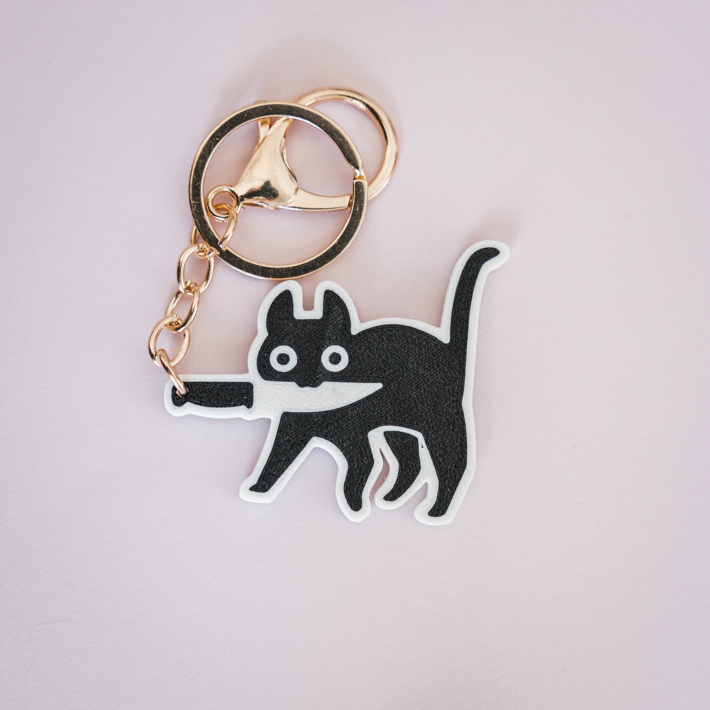 Murder Cat Keychain