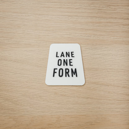 Lane One Form Magnet