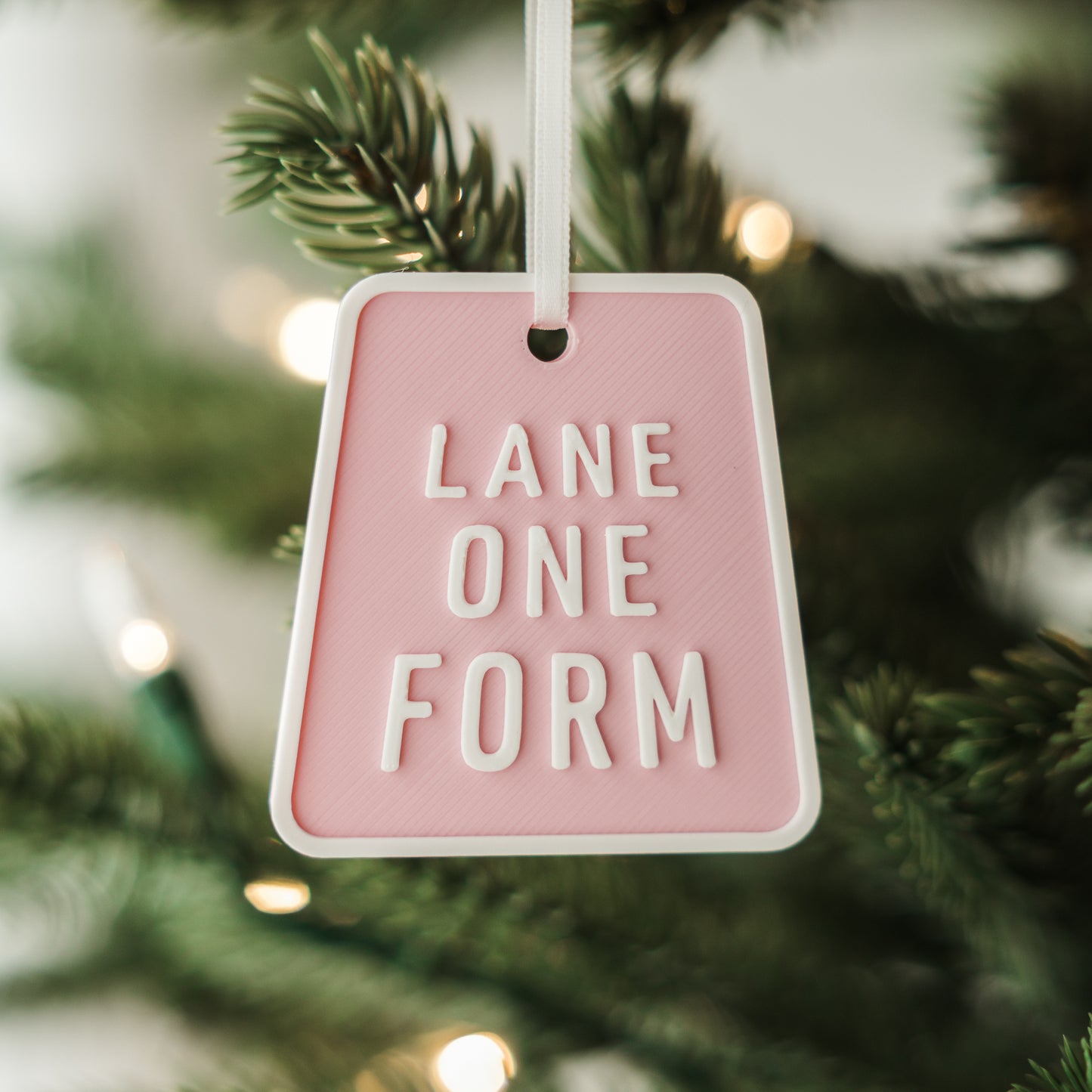 Lane One Form Holiday Ornament
