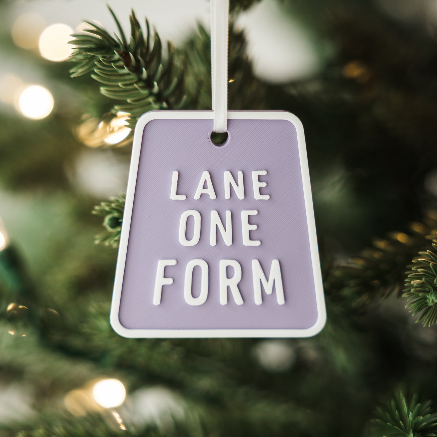 Lane One Form Holiday Ornament