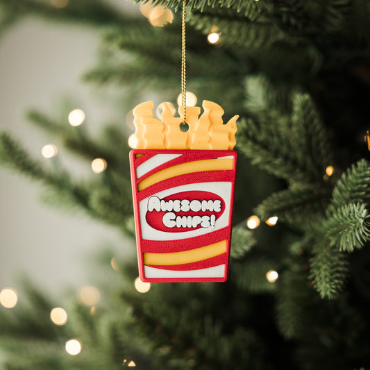 Awesome Chips Holiday Ornament