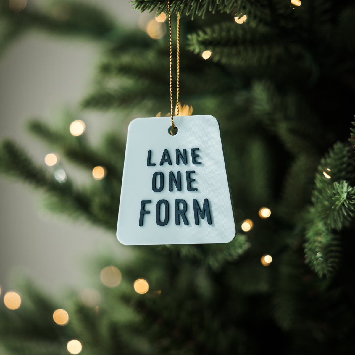 Lane One Form Holiday Ornament