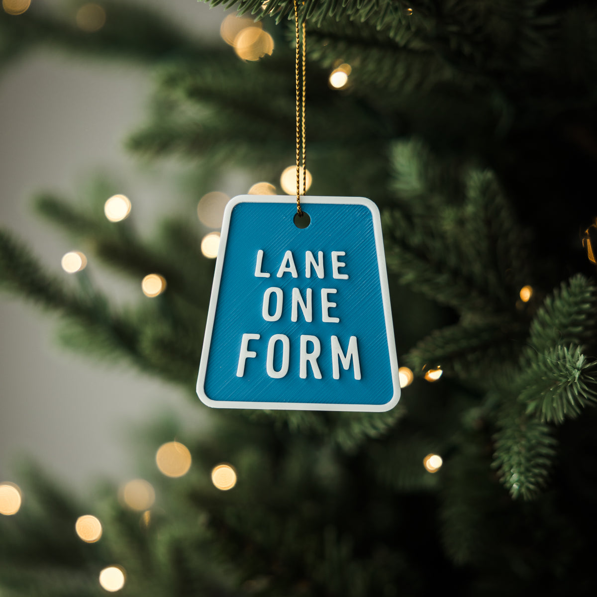 Lane One Form Holiday Ornament