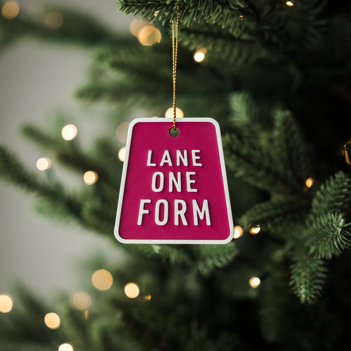 Lane One Form Holiday Ornament