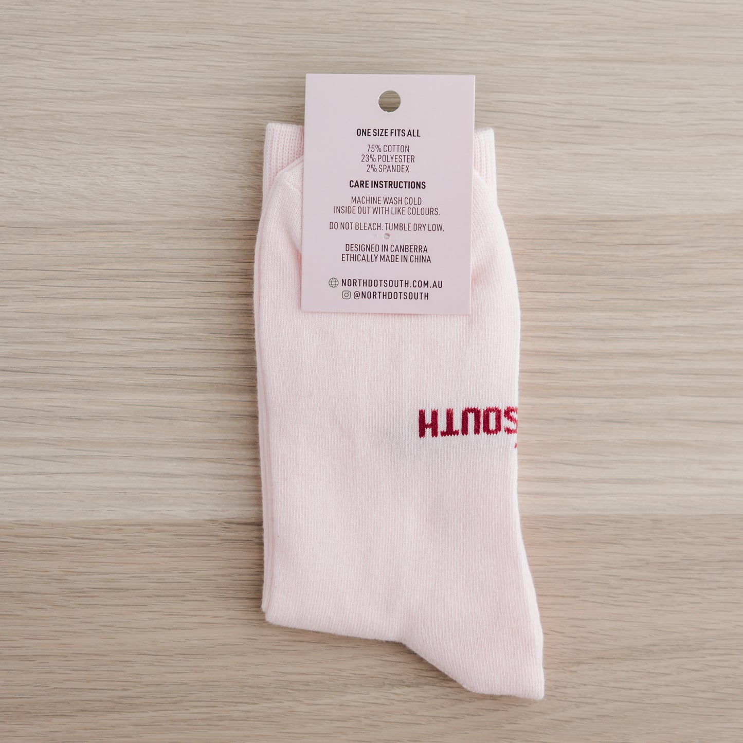 Canberra Thinks You're Boring Too Socks