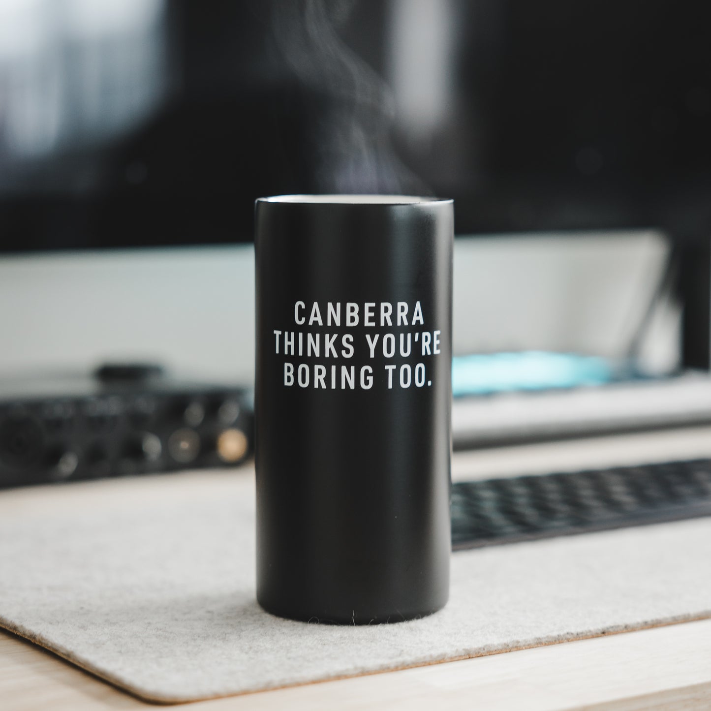 Canberra Thinks You're Boring Too Insulated Drink Bottle/Tumbler