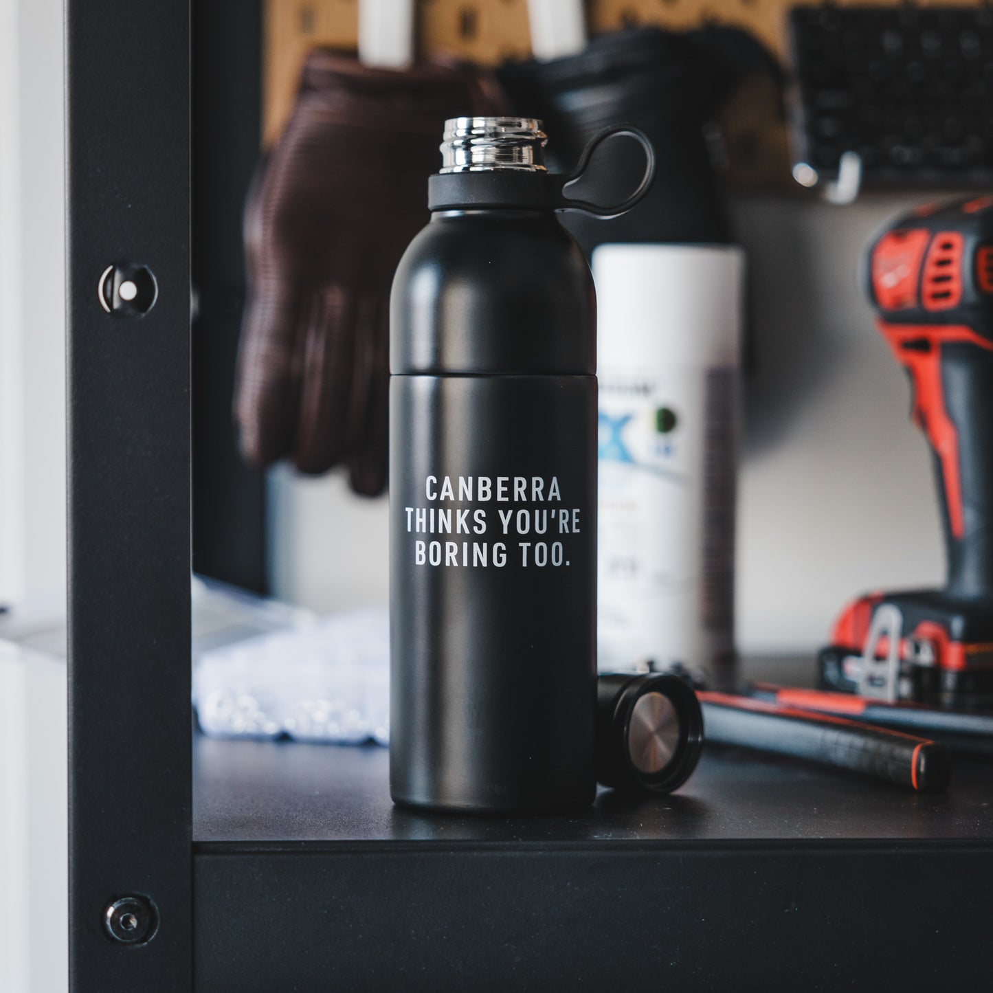 Canberra Thinks You're Boring Too Insulated Drink Bottle/Tumbler