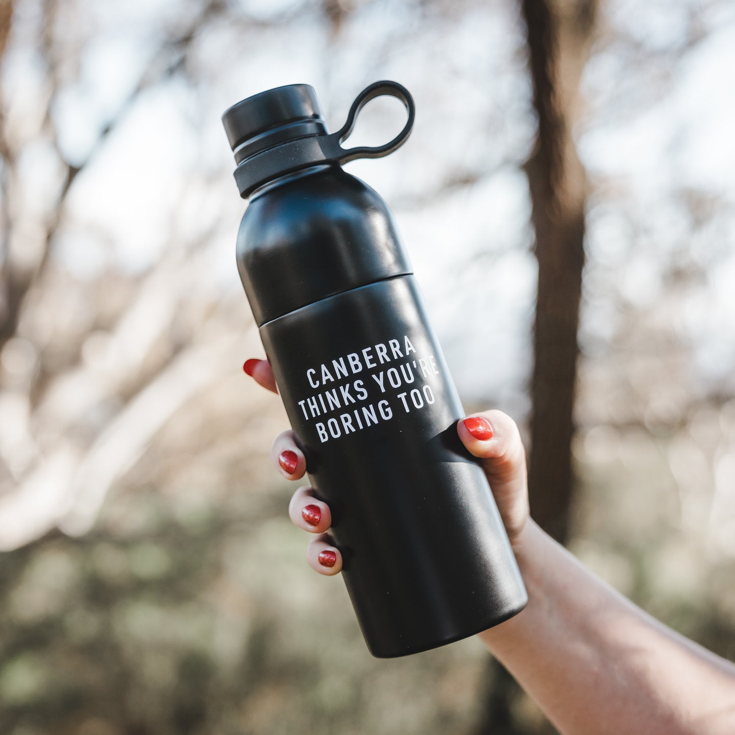 Canberra Thinks You're Boring Too Insulated Drink Bottle/Tumbler